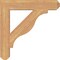 Ekena Millwork Funston Craftsman Smooth Bracket, Western Red Cedar, 3 1/2"W x 22"D x 22"H BKT04X22X22FST04SWR - alternate 3